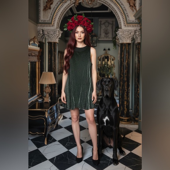 Vintage Dresses & Skirts - DATIANI vintage sparkly 90s dress